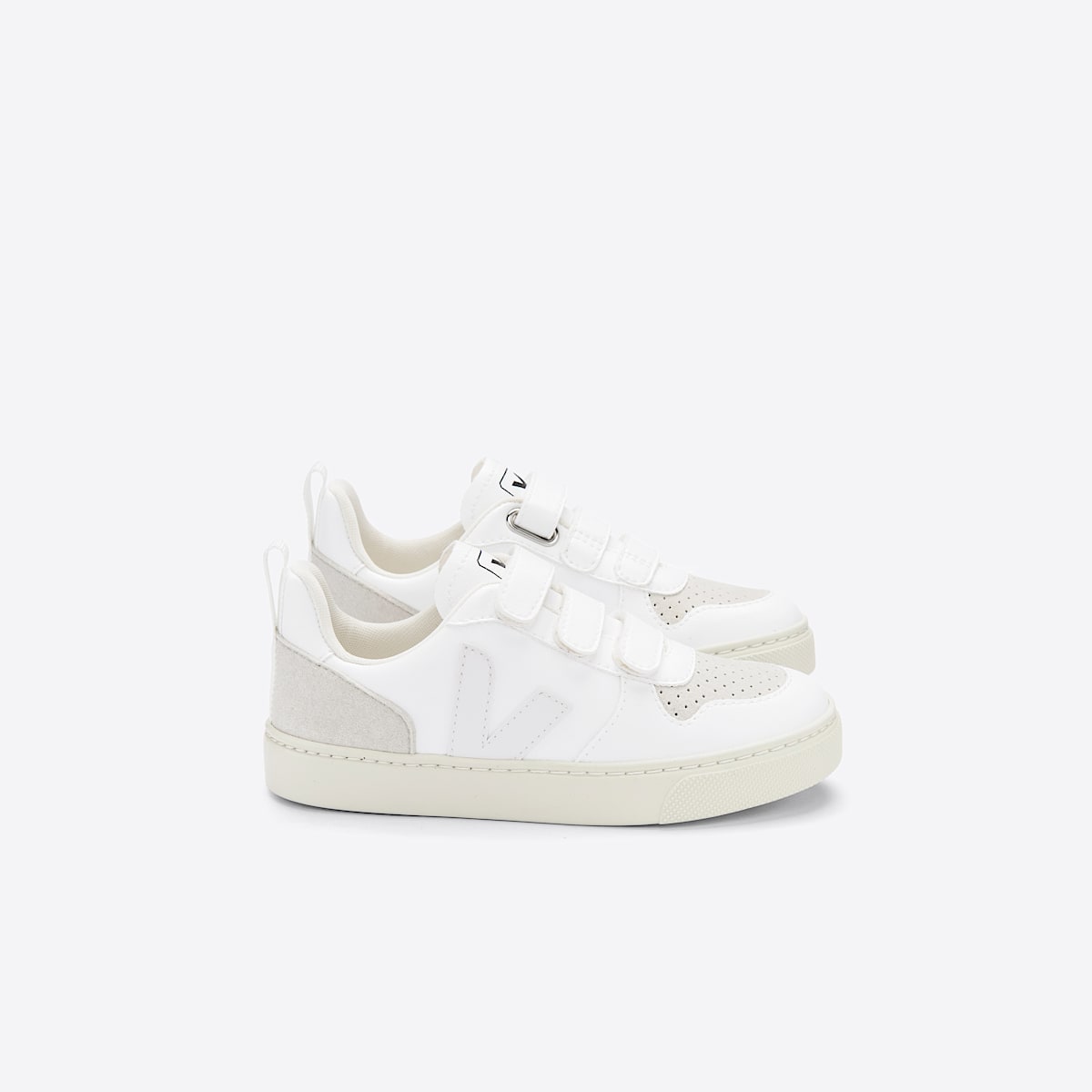 veja sneakers small-v-10 vegan white CV0702722 Lateral view