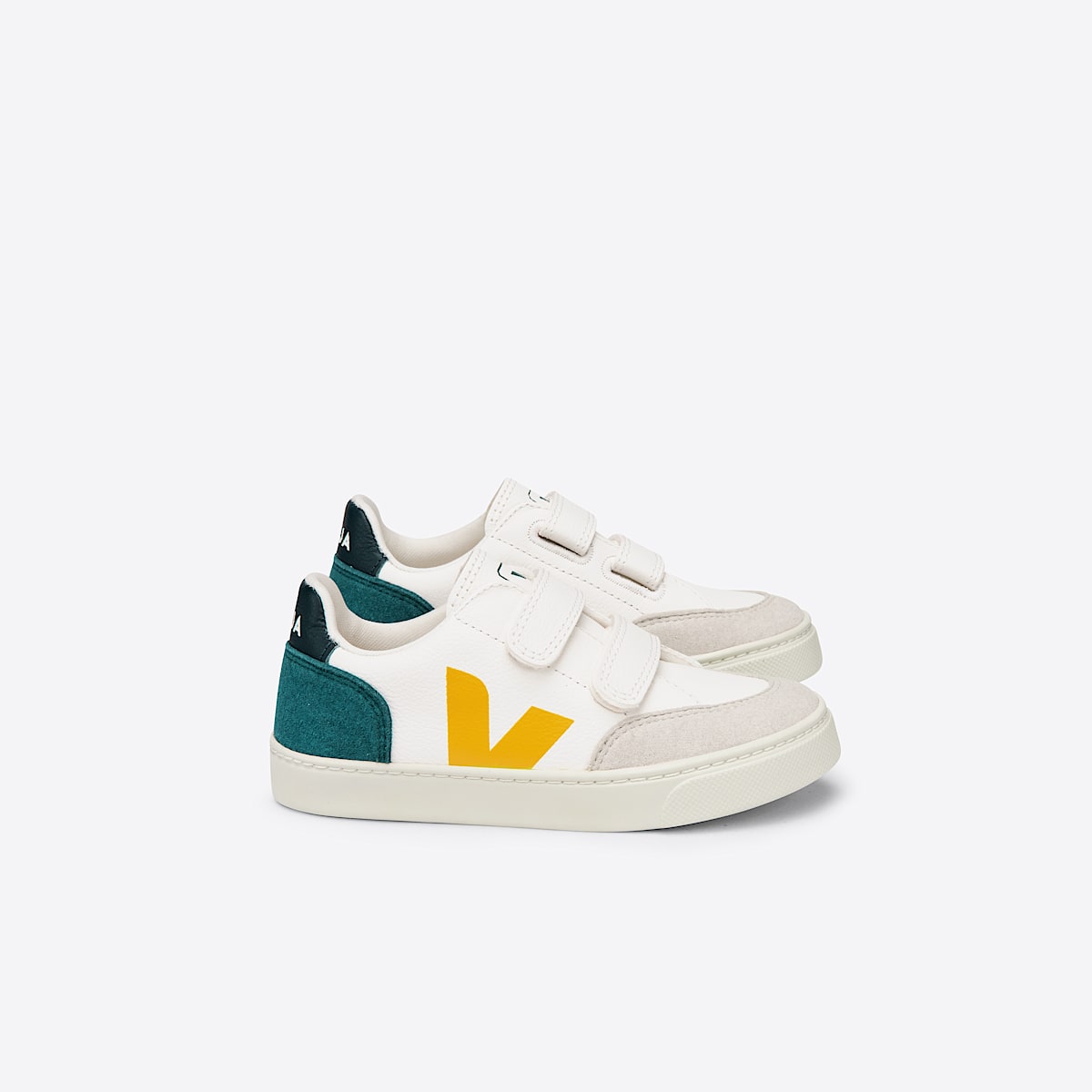 veja sneakers small-v-12 leather multicolor XV0502906 Lateral view