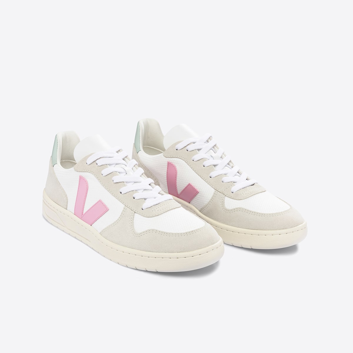 veja sneakers v-10 recycled white VX1703117 Top view