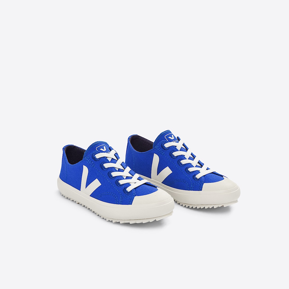 veja sapatilhas small-flip-el algodão-orgánico azul FL0103231 Top view