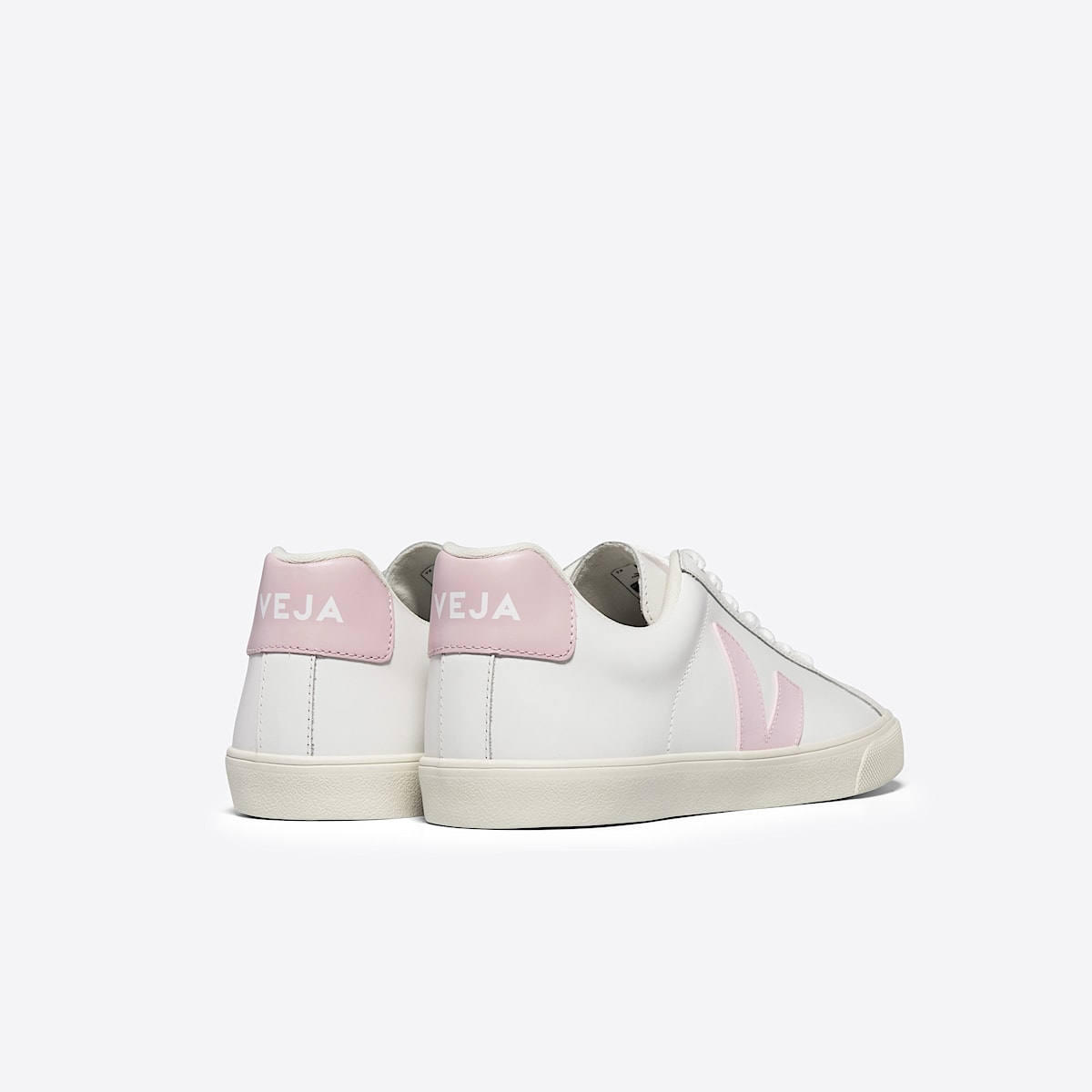 veja sneakers esplar-logo leather white EO0203339 Back view