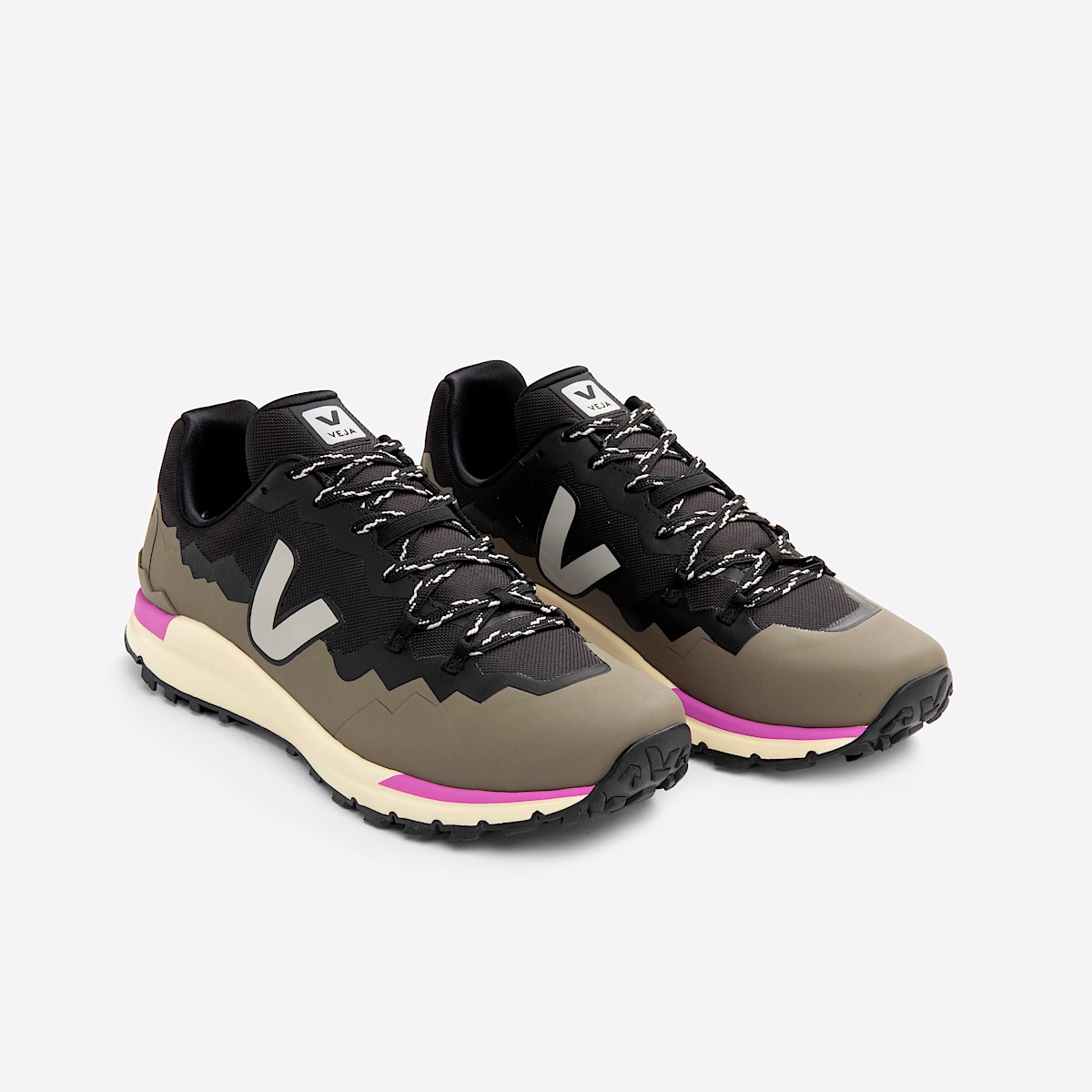 veja sneakers fitz-roy 回收再利用 黑色 FR2303368 Top view