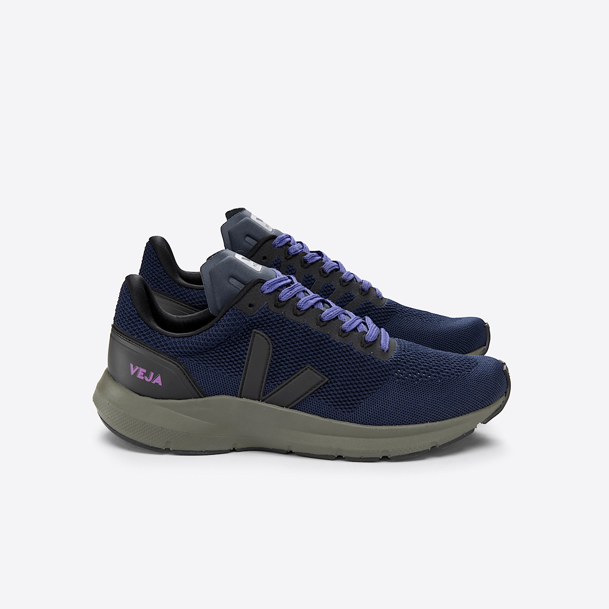 veja sneakers marlin-lt recycled blue LT1003395 Lateral view