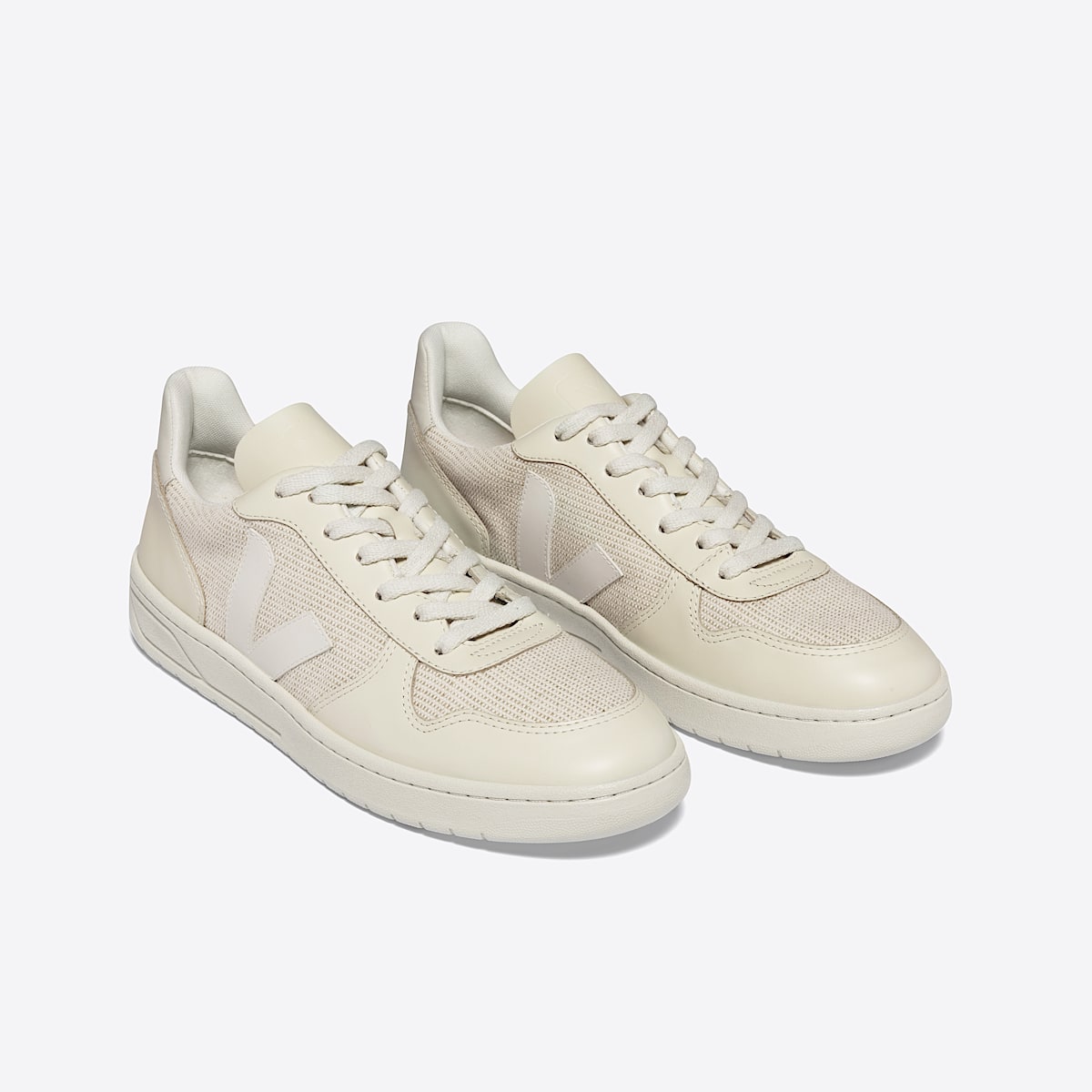 veja sneakers v-10 jute beige VX1603287 Top view