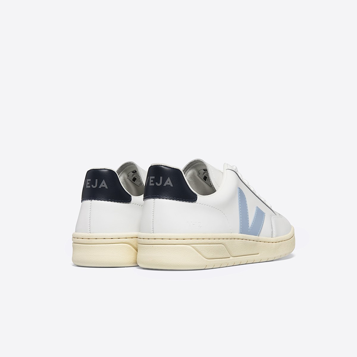 veja sneakers v-12 leather white XD0203302 Back view