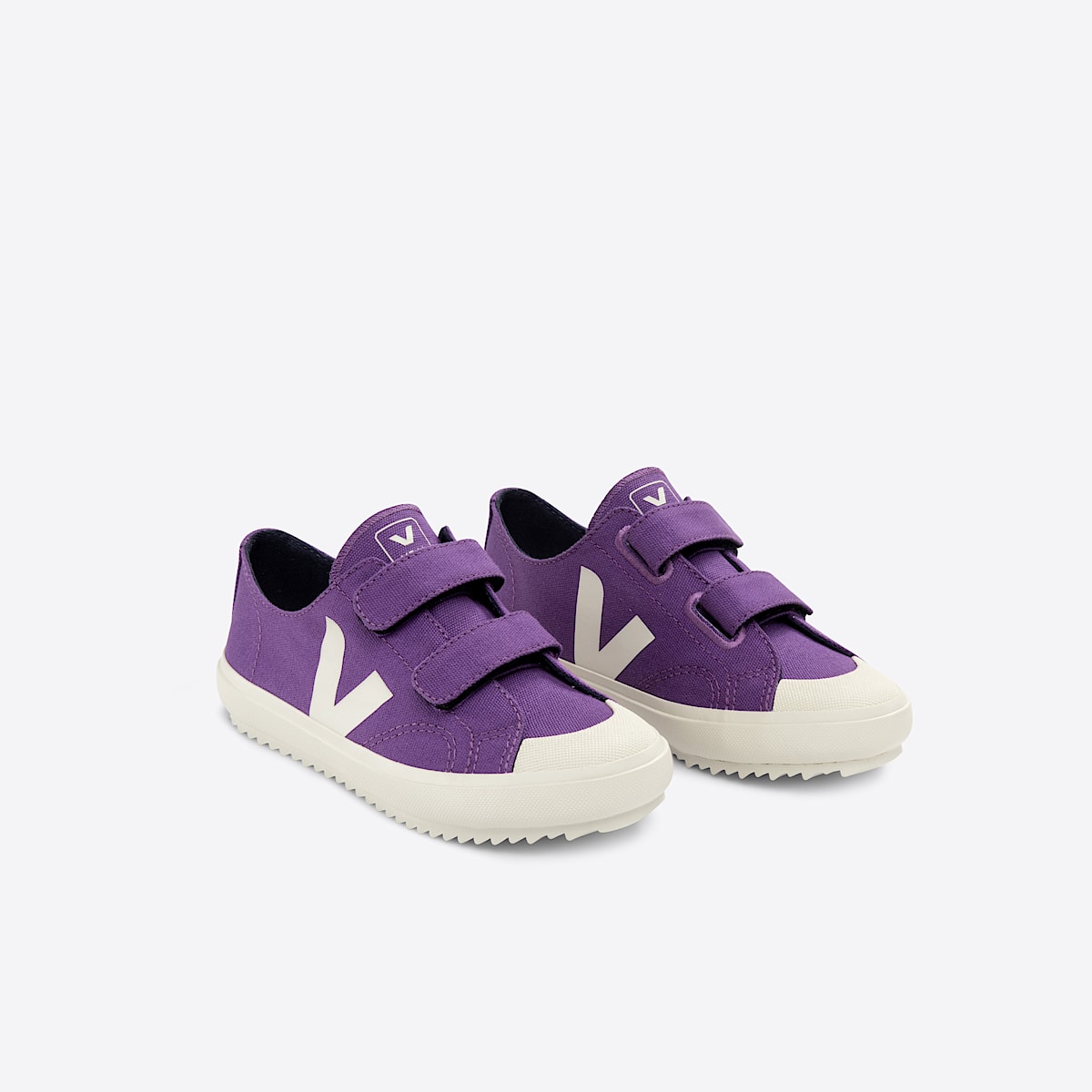 veja sapatilhas small-ollie algodão-orgánico roxo OV0103437 Top view