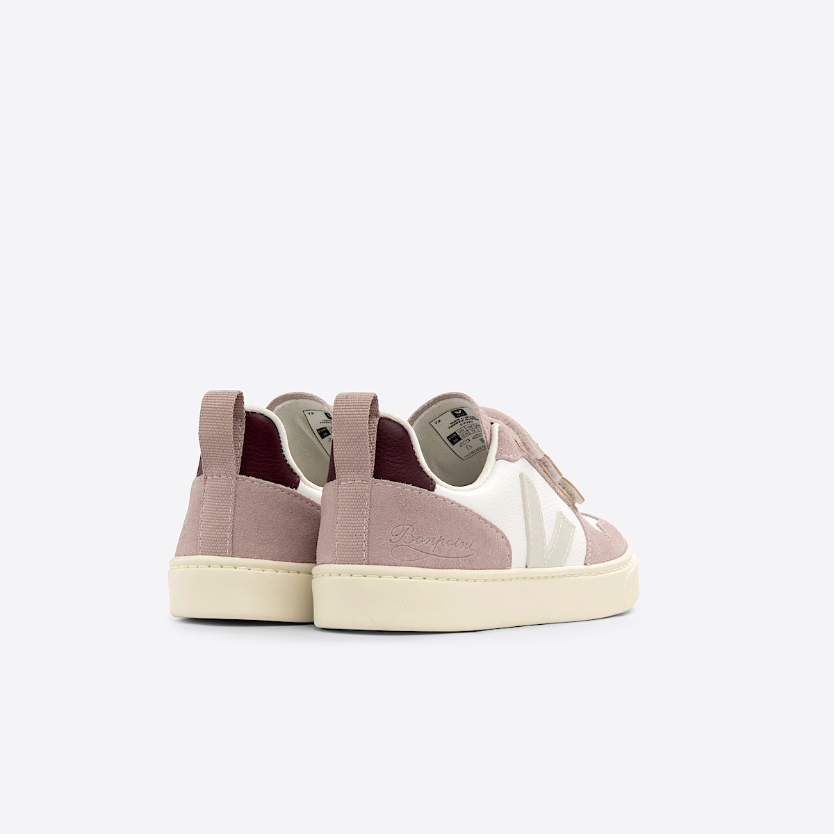 veja sneakers small-v-10 leather multicolor CV0503448 Back view
