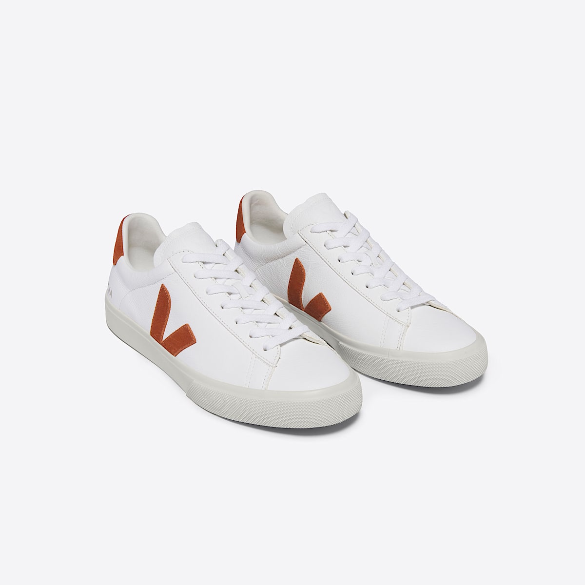 veja zapatillas campo cuero blanco CP0503492 Top view