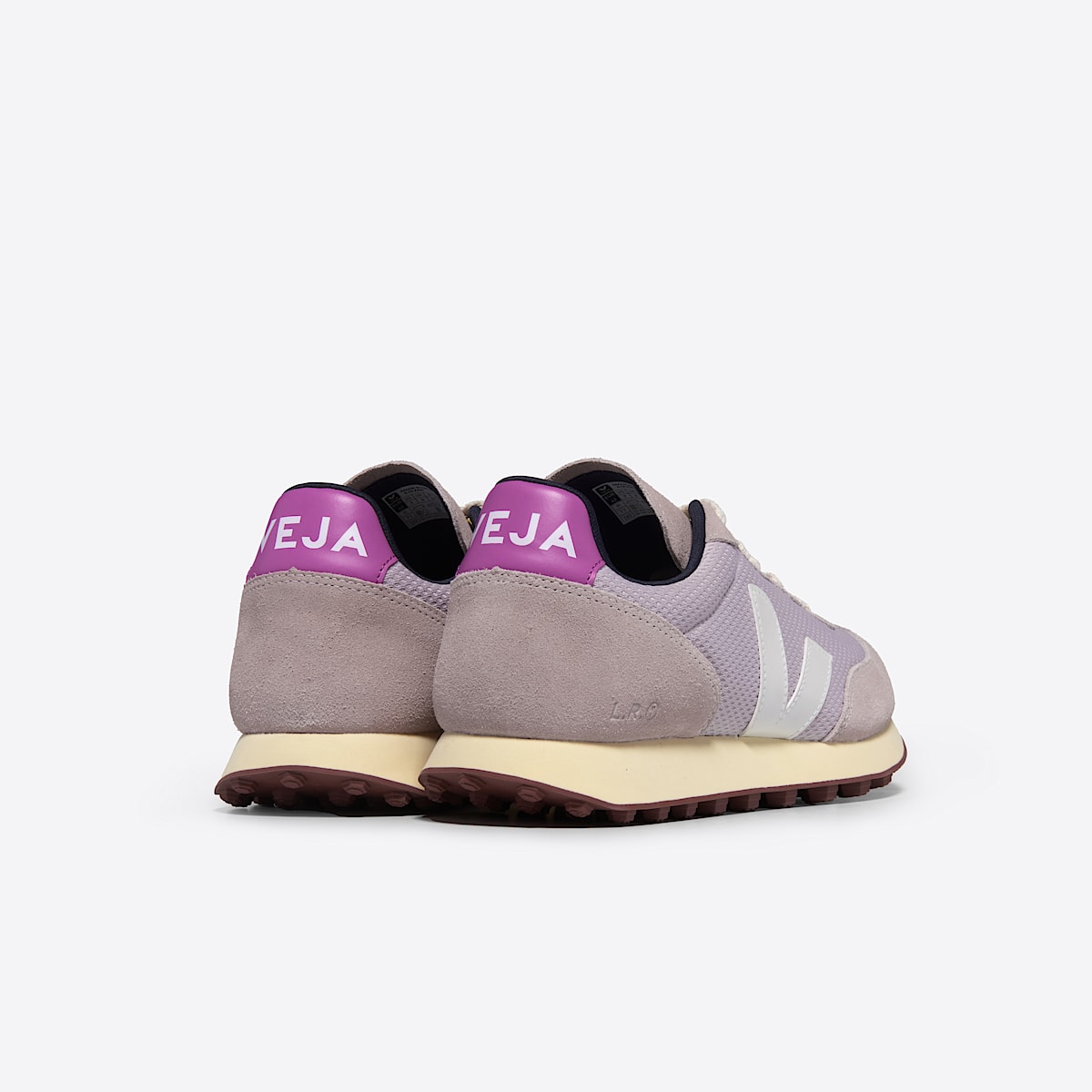 veja sneaker rio-branco recycelte lila RB1803736 Back view