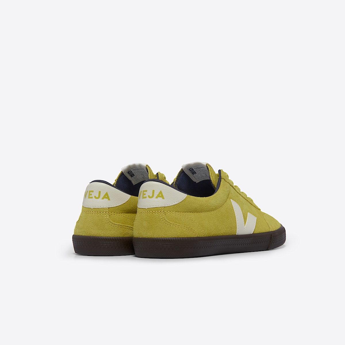 veja sneakers volley suede yellow VO0303849 Back view
