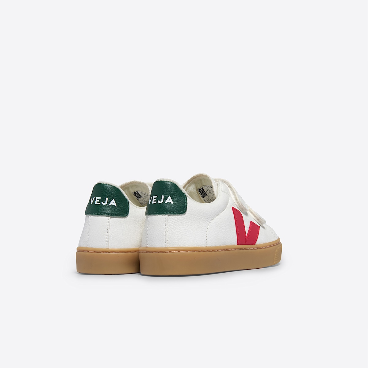 veja zapatillas small-esplar cuero blanco SV0503791 Back view