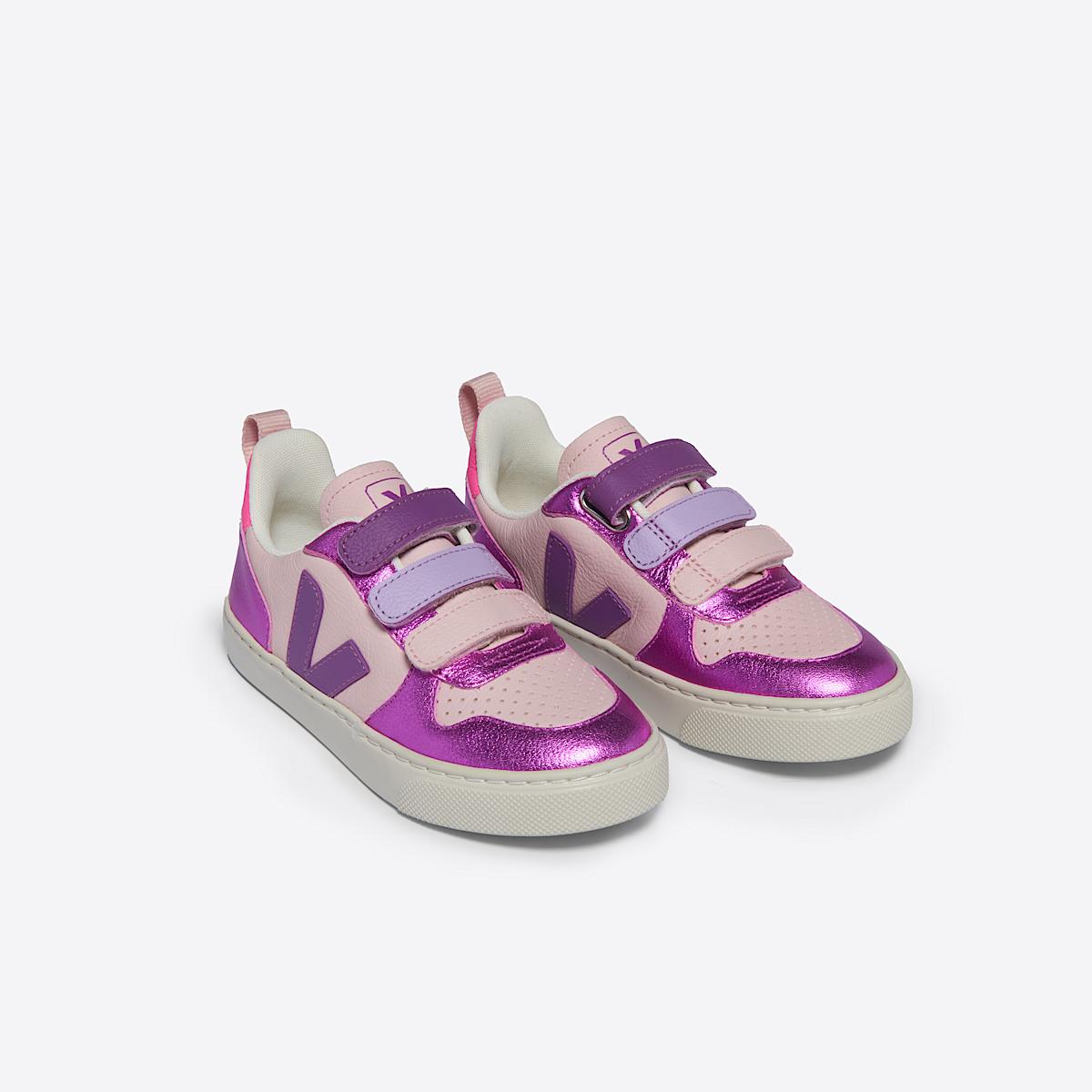 veja sneakers small-v-10 leather multicolor CV0503804 Top view