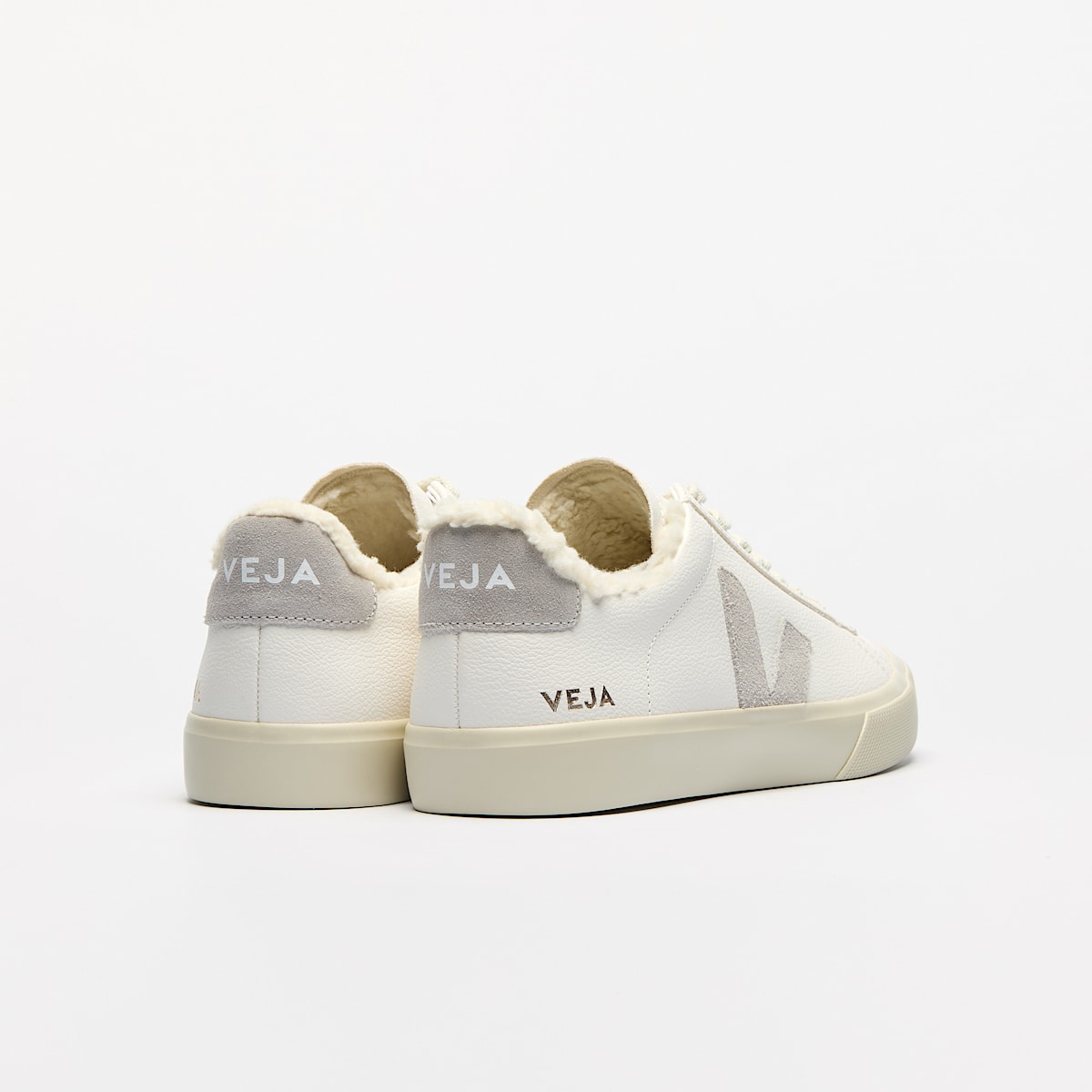スニーカー Campo Sneakers - Veja - Leather - White Suede CAMPO LEATHER WHITE NATURAL | VEJA