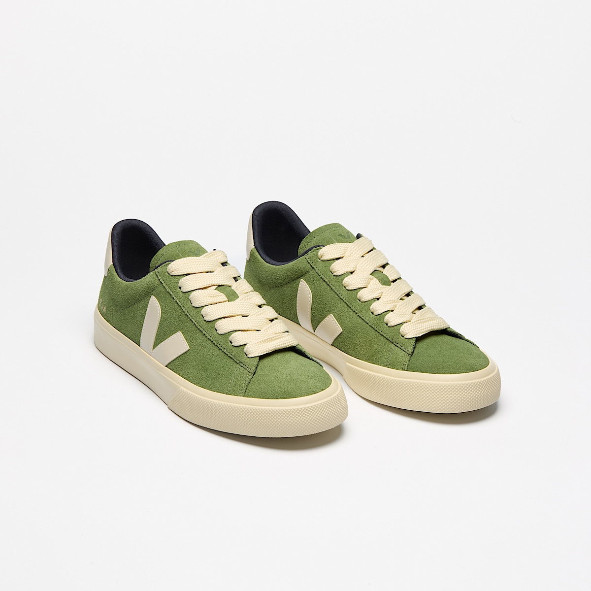 veja sneakers campo 麂皮 绿色 CP0320525 Top view