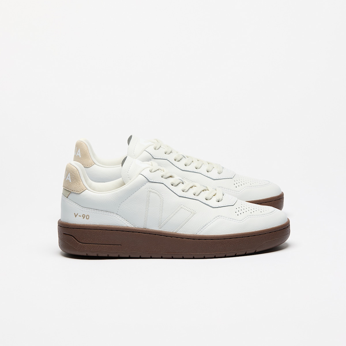 veja sneakers v-90-zz pelle bianco VZ2020750 Lateral view
