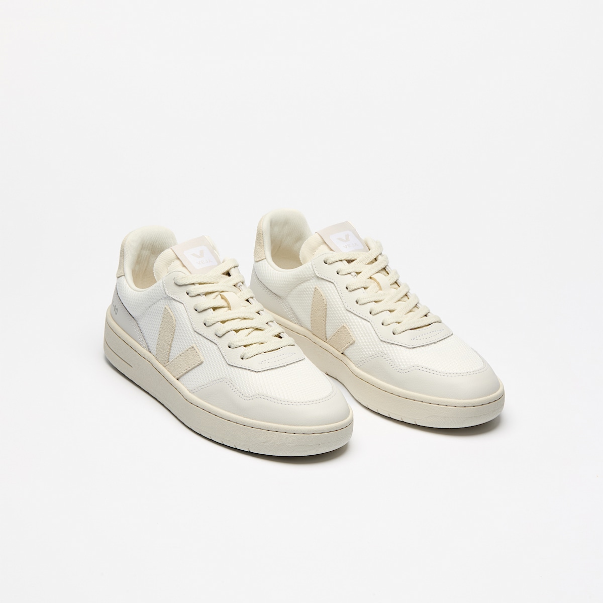veja zapatillas v-90 reciclado blanco VD1720485 Top view