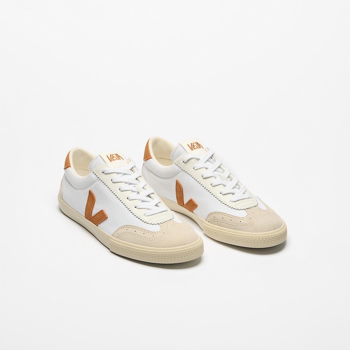 veja sneakers volley organic-cotton white VO0103863 Top view