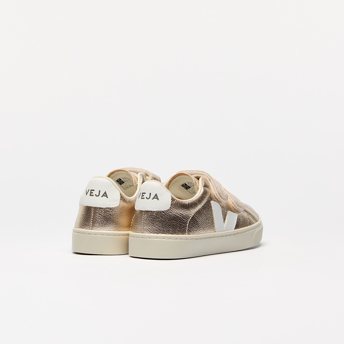 veja baskets small-esplar cuir doré SV0520640 Back view