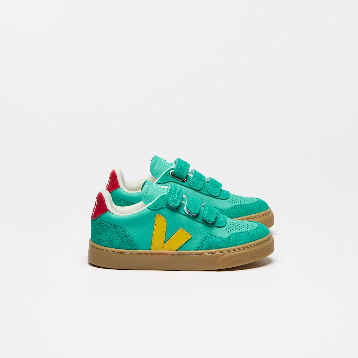 veja baskets veja-x-the-campamento cuir-biologique vert TC2020703 Lateral view