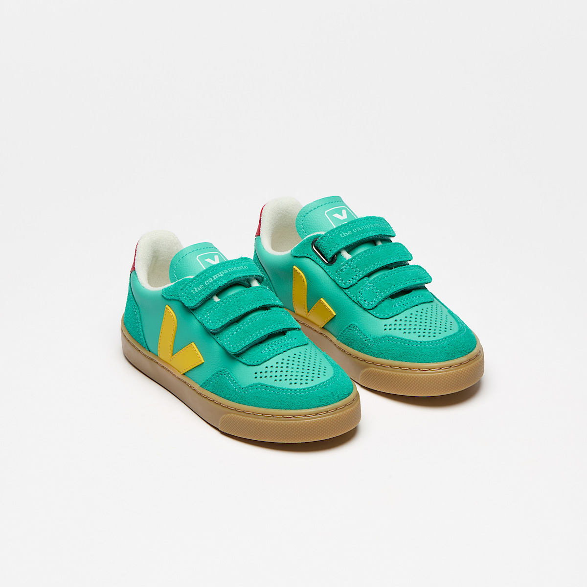 veja sneakers veja-x-the-campamento organic-leather green TC2020703 Top view