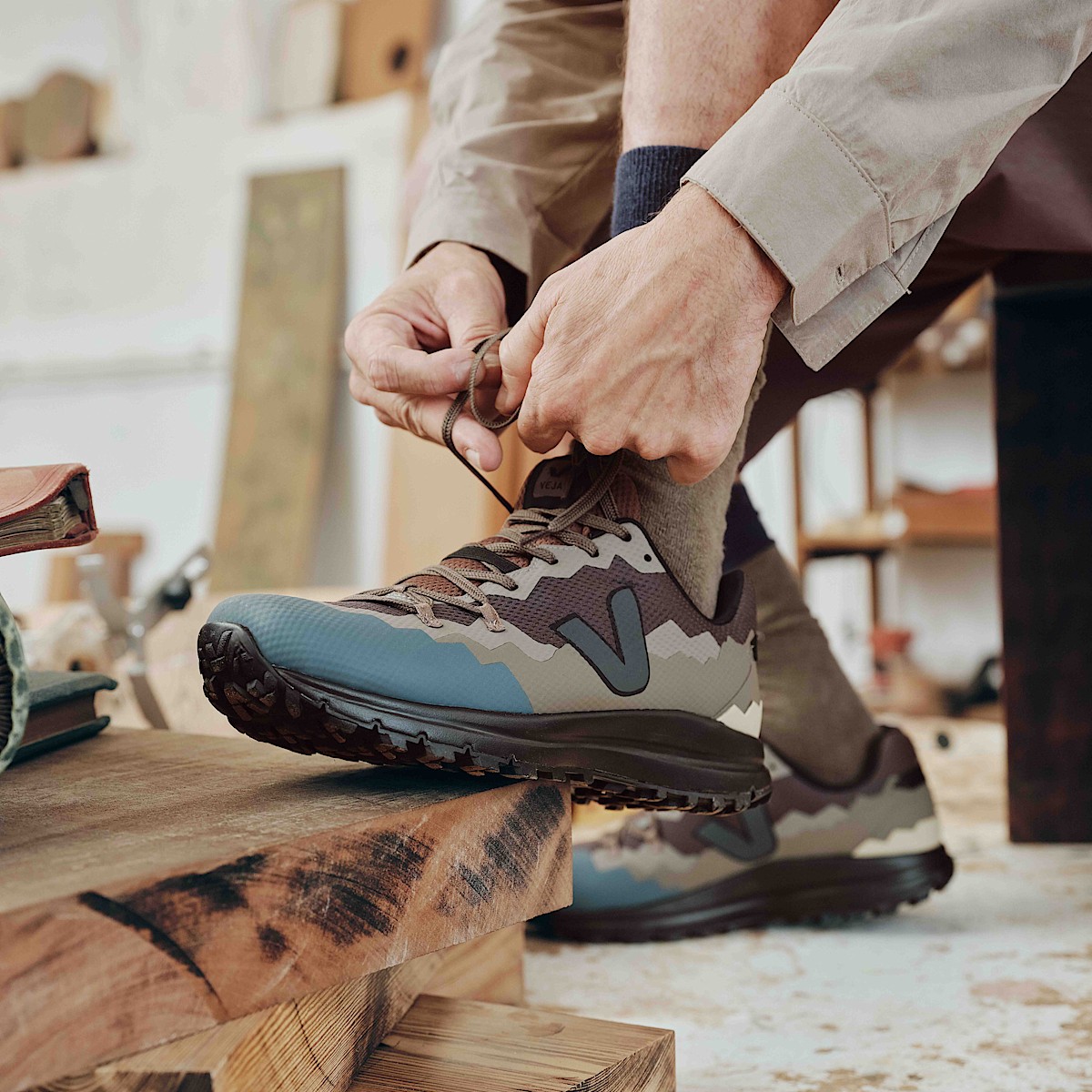 veja sneakers veja-x-p_andrade återvunnet flerfärgad FP1803857