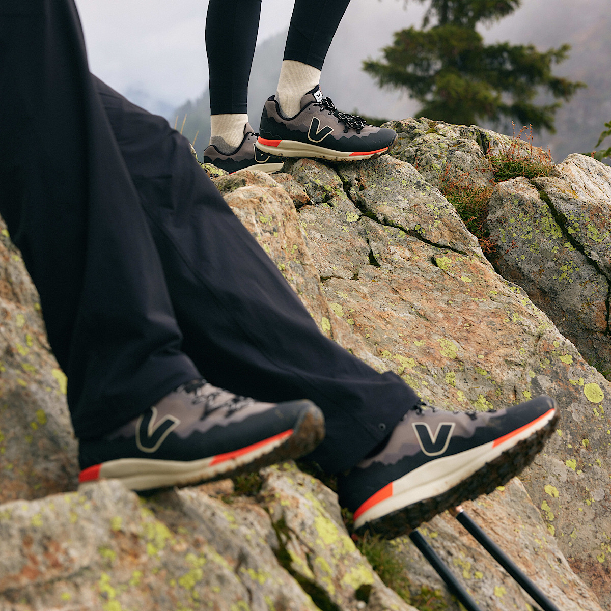 veja sneakers fitz-roy resirkulert grå FR2303206
