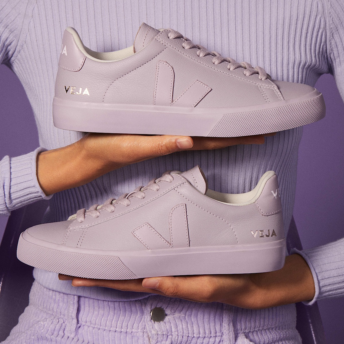 veja sneakers campo couro roxo CP0503323