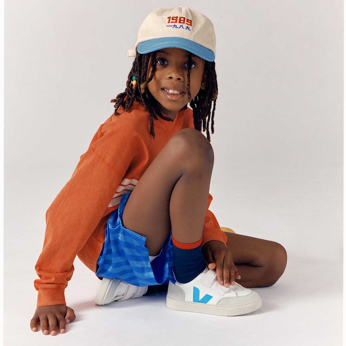 veja sneaker small-v-12 leder weiss XV0503607