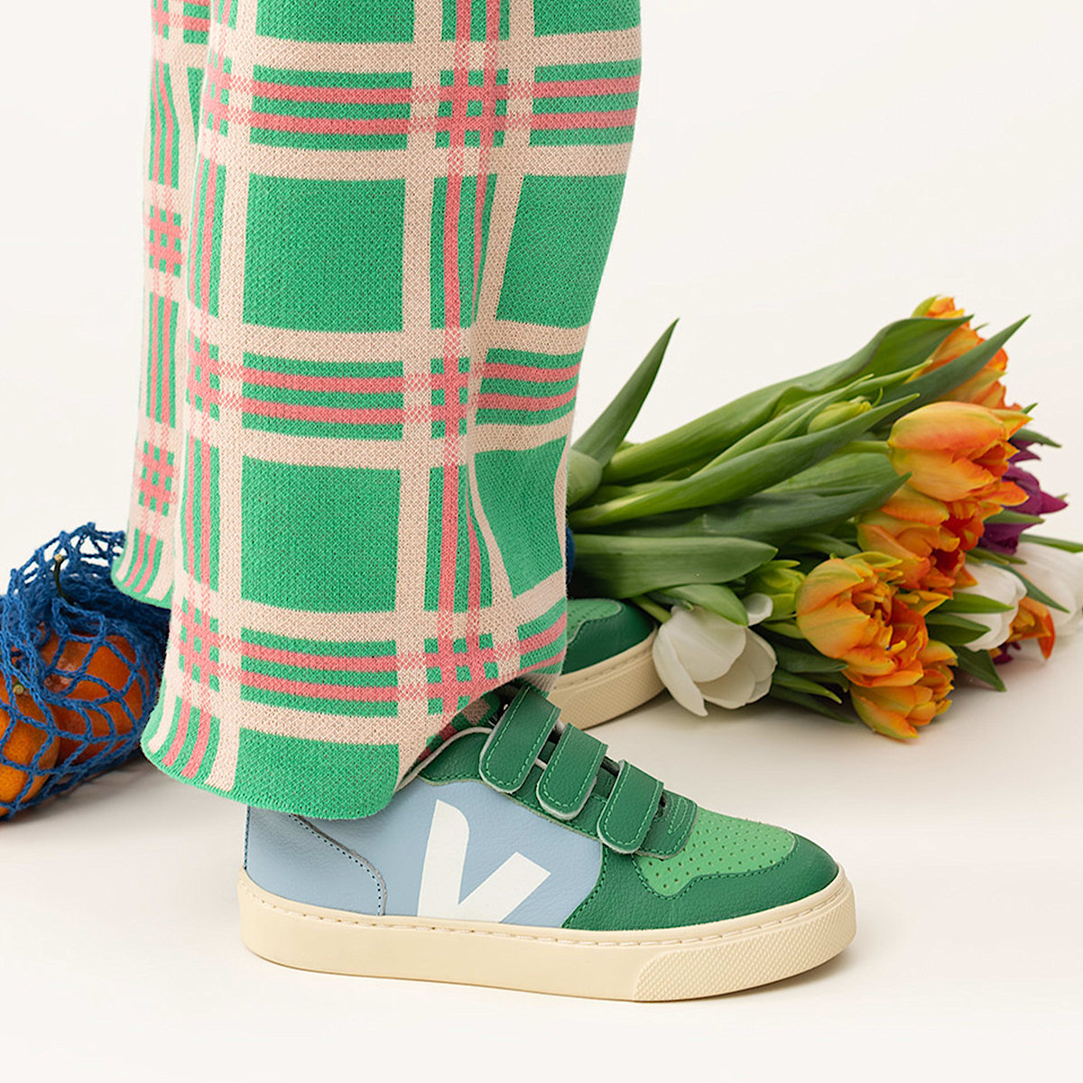 veja small-v-10 pelle blu CV0503274