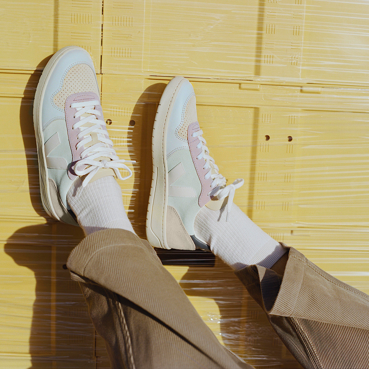 veja sneakers v-10 suede multicolor VX0303119
