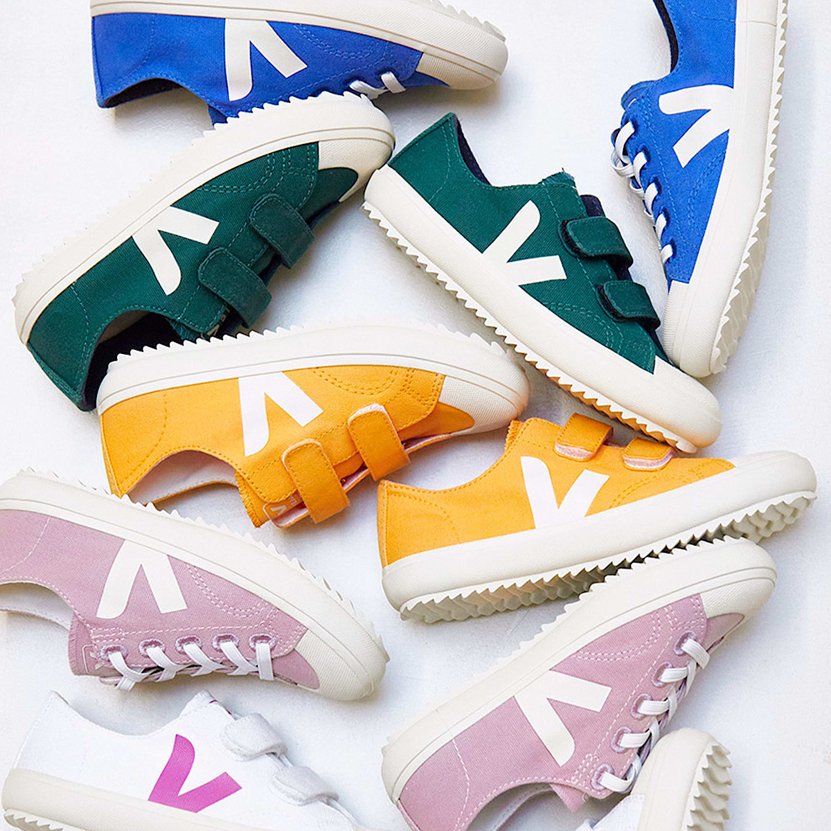 veja sneakers small-flip-el organic-cotton blue FL0103231