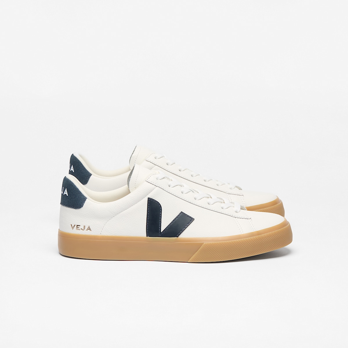 veja zapatillas campo cuero blanco CP0520789 Lateral view