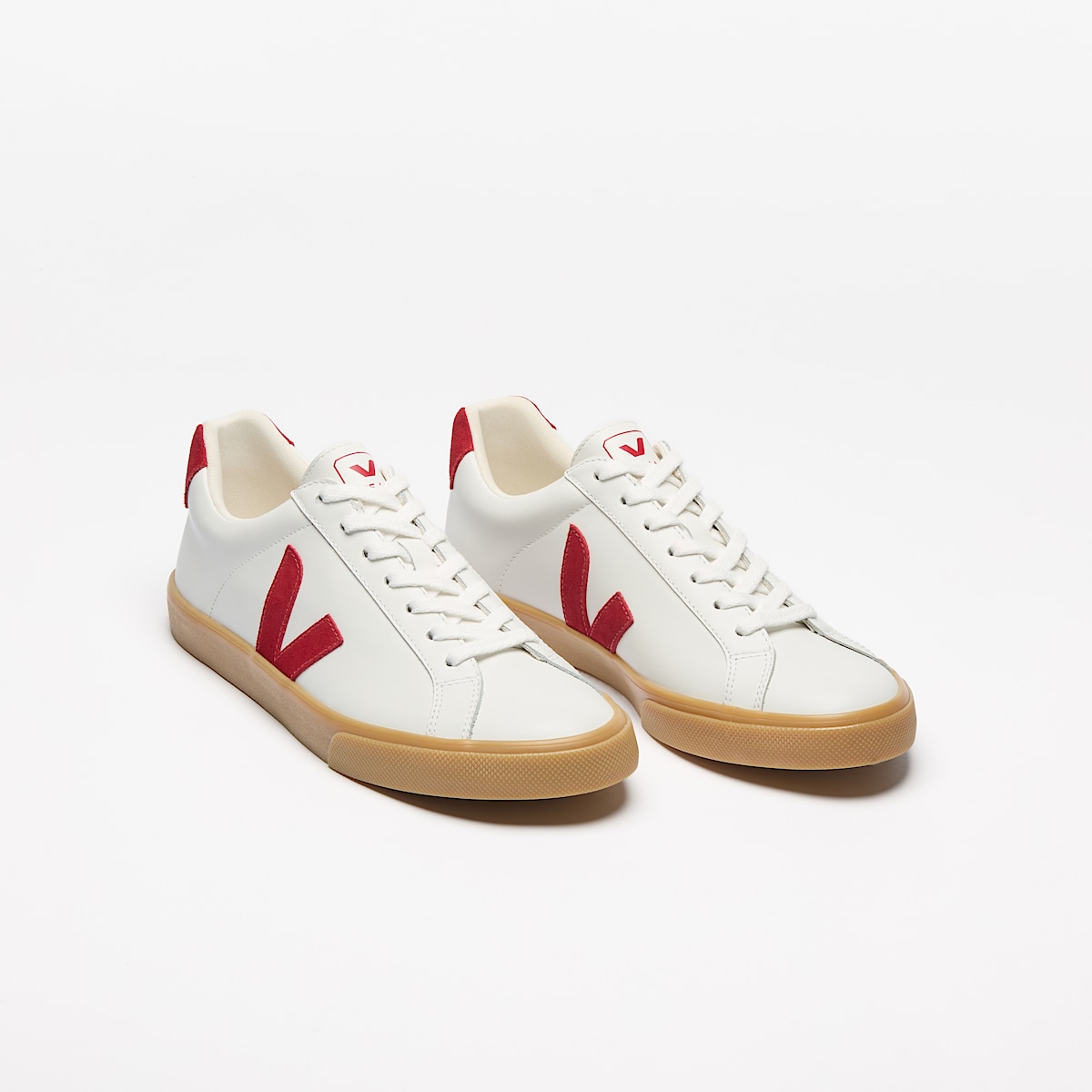 ESPLAR LEATHER WHITE PEPPER NATURAL | VEJA