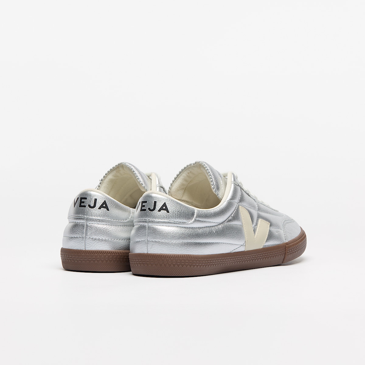 veja sneakers panenka pelle-biologica argento FU2020893 Back view