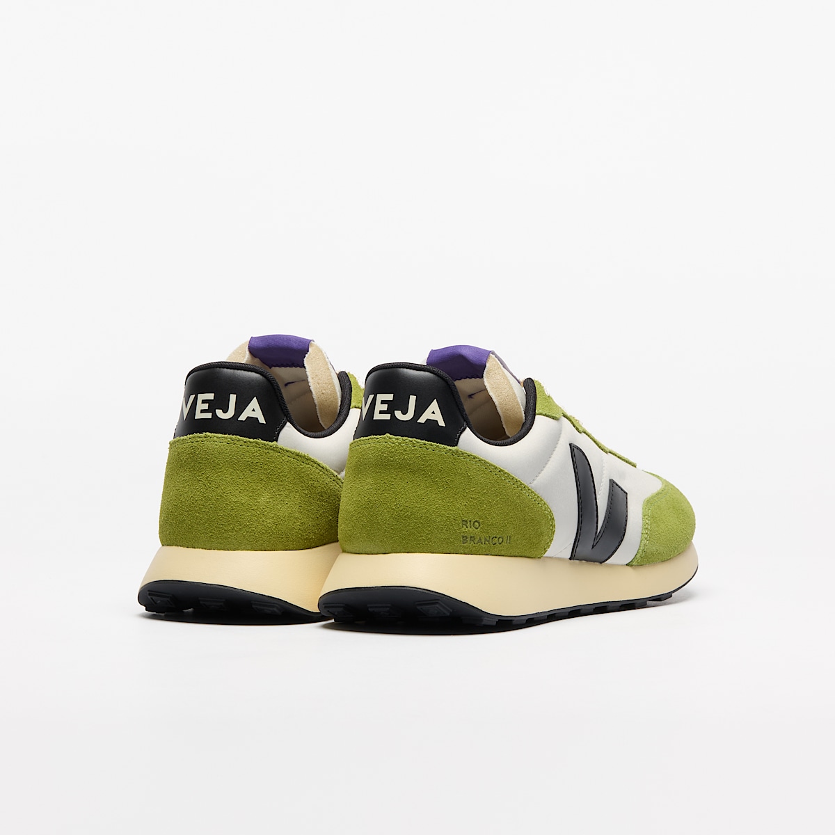 veja sneakers rio-branco-ii recycled green RO3420853 Back view
