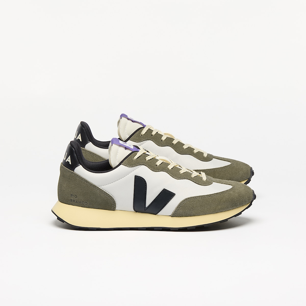 veja sneakers rio-branco-ii recycled green RO3420856 Lateral view