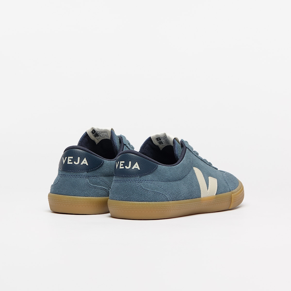 veja sneakers volley suede blue VO0320886 Back view