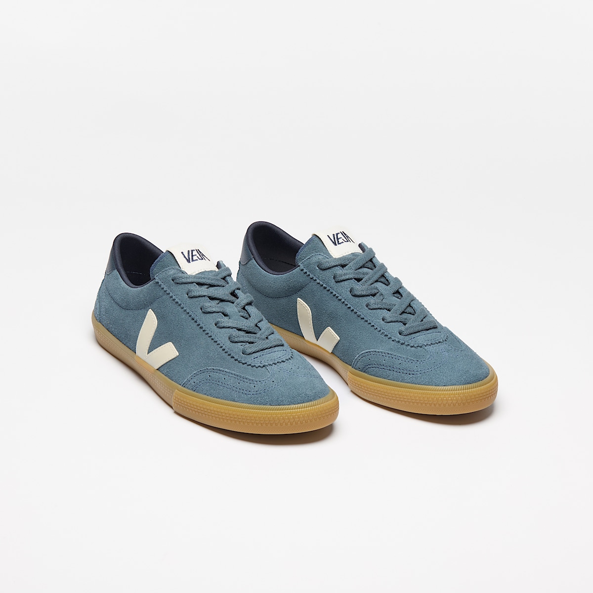 veja sneakers volley suede blue VO0320886 Top view