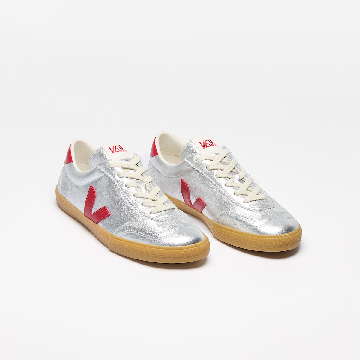 veja volley cuero-orgánico plata VO2020881