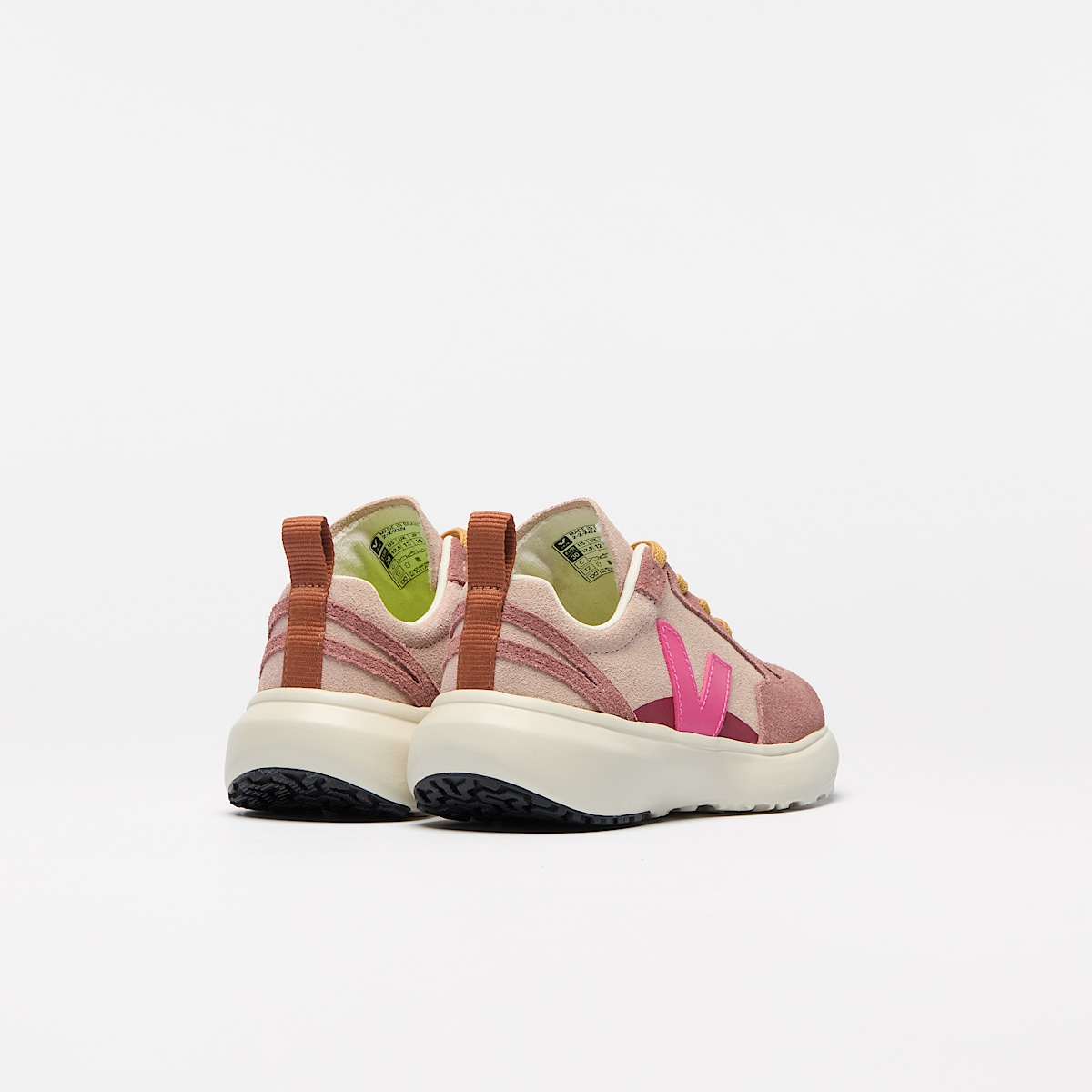 veja small-canary-light suède rose YL0321025C250