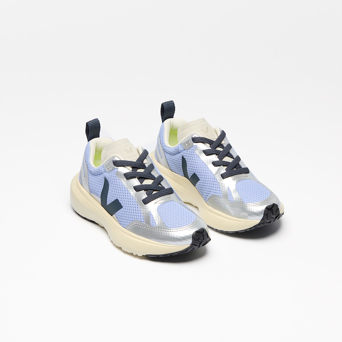 veja baskets small-canary-light recyclé bleu YL1821021 Top view