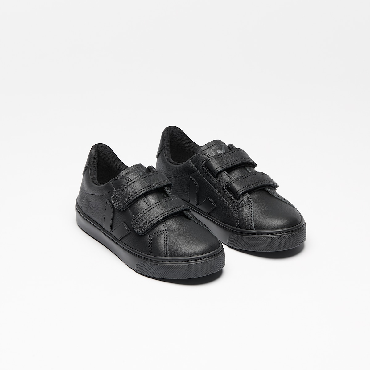 【送料&関税込】Veja V-90 O.t. Sneakers In Black Leather ESPLAR LEATHER FULL BLACK | VEJA