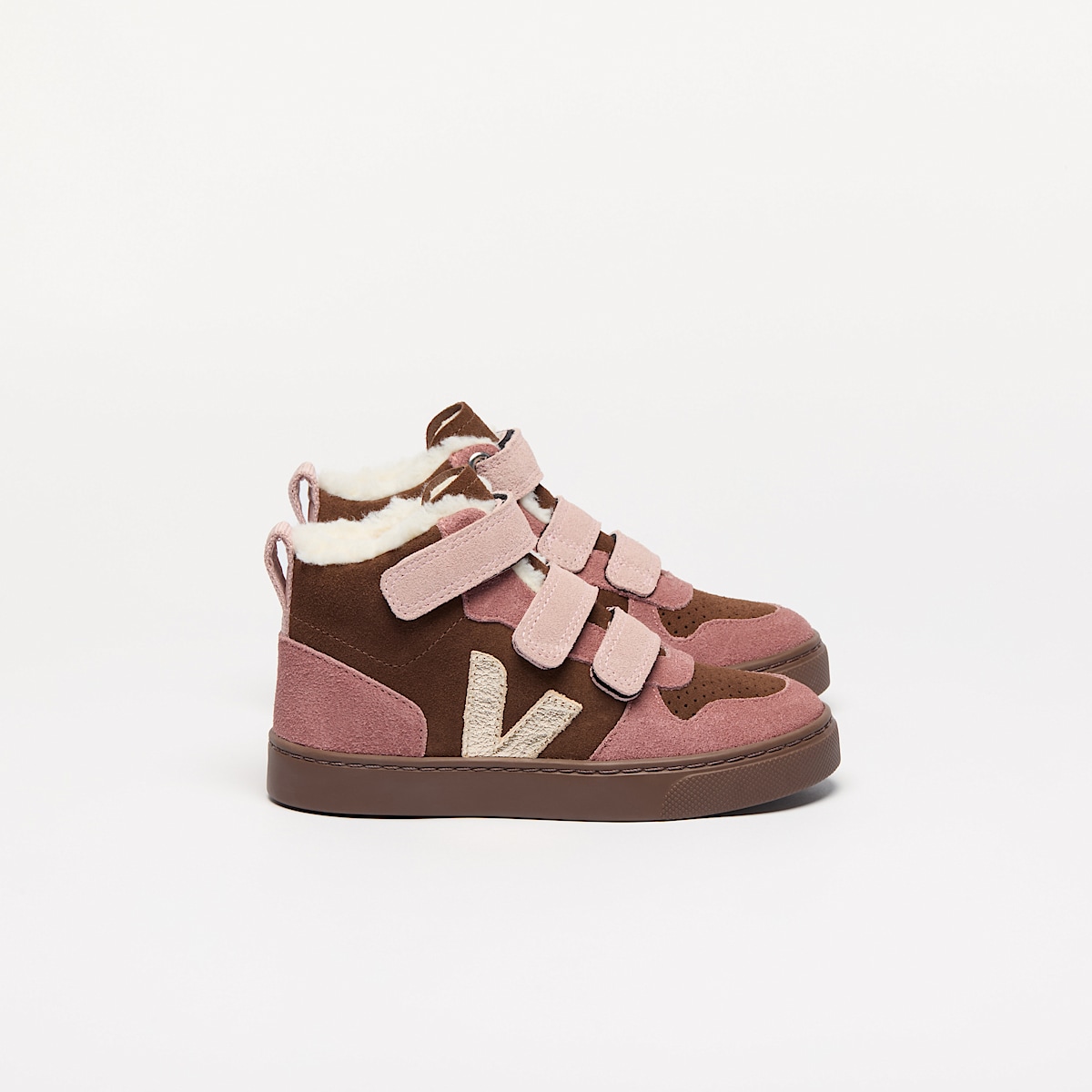 靴 VEJA V-10 SUEDE VEJA V-10 suede-trimmed leather sneakers | NET-A-PORTER