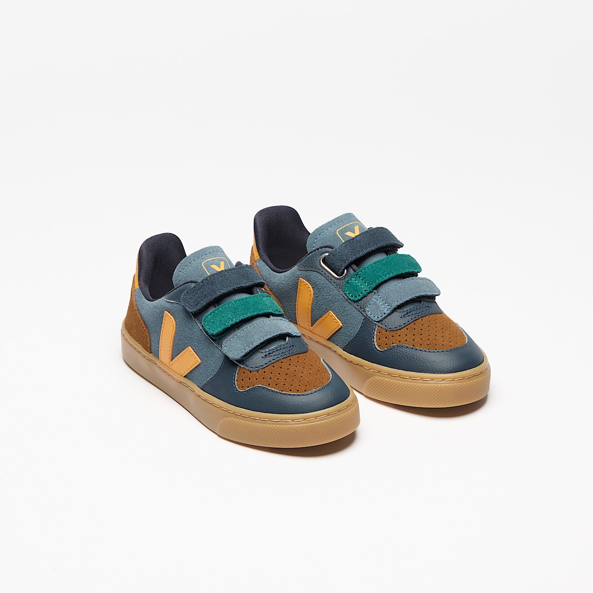 veja baskets small-v-10 suède multicolore CV0320986 Top view