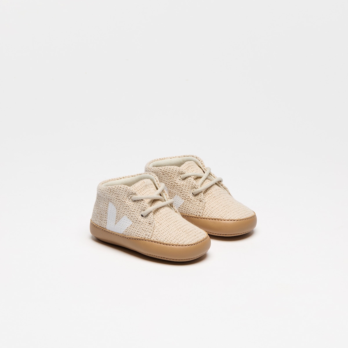 veja baskets veja-x-bonpoint-(baby) jute beige BP1620725 Top view