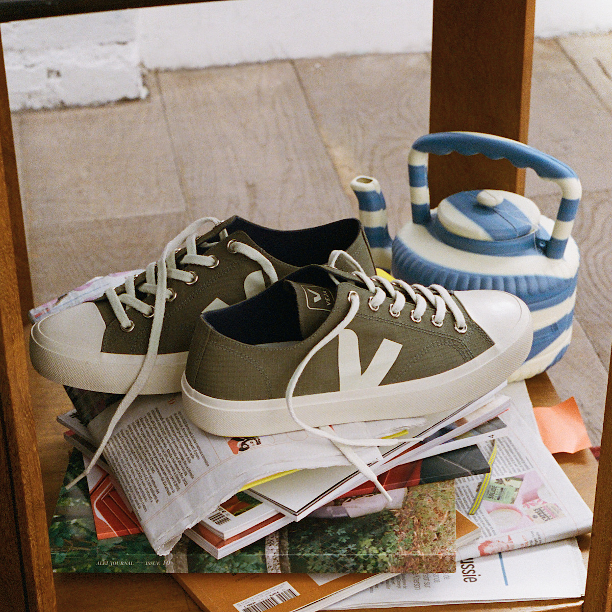 veja sneakers wata-ii-low ripstop green PL1903350