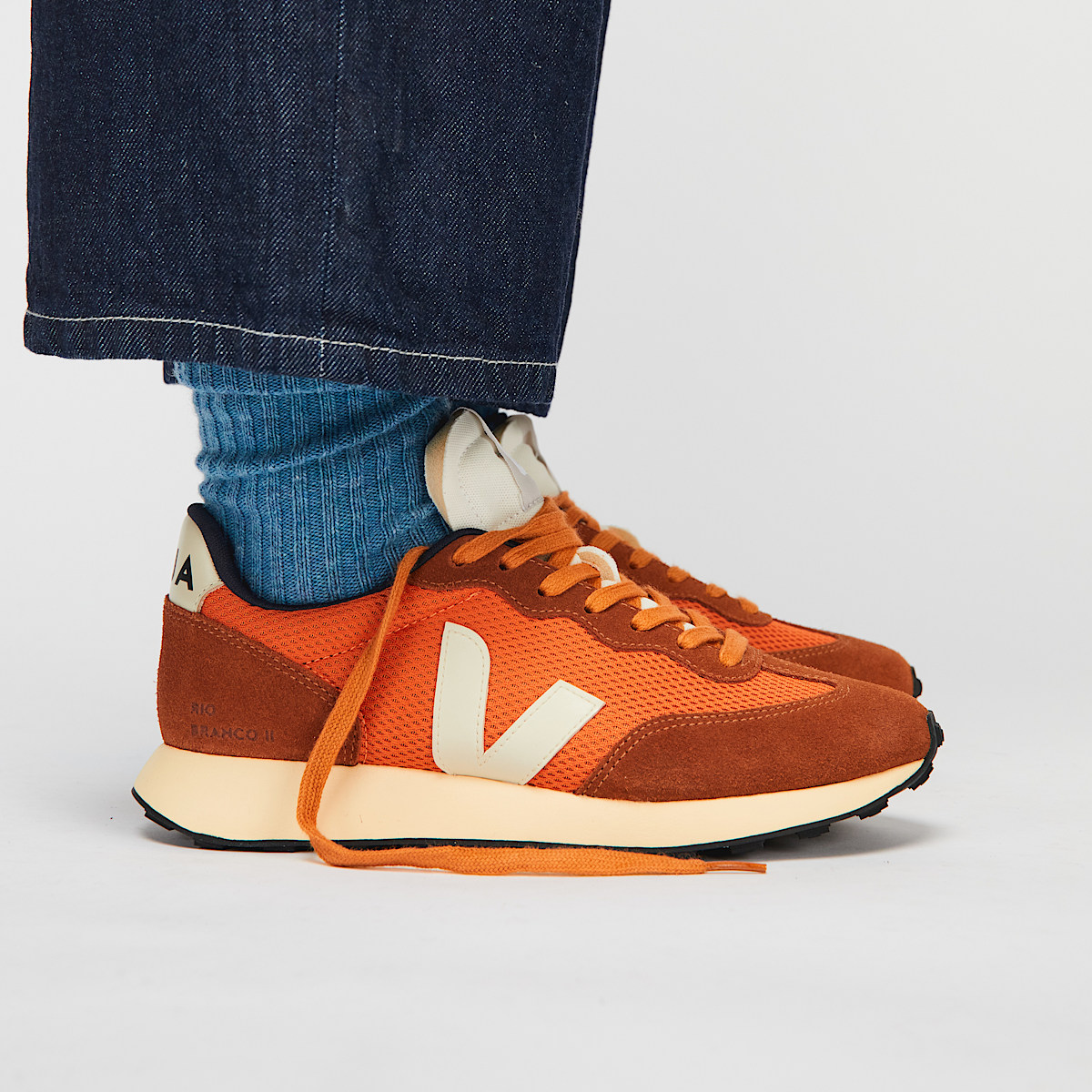 veja baskets rio-branco-ii recyclé orange RO1803874