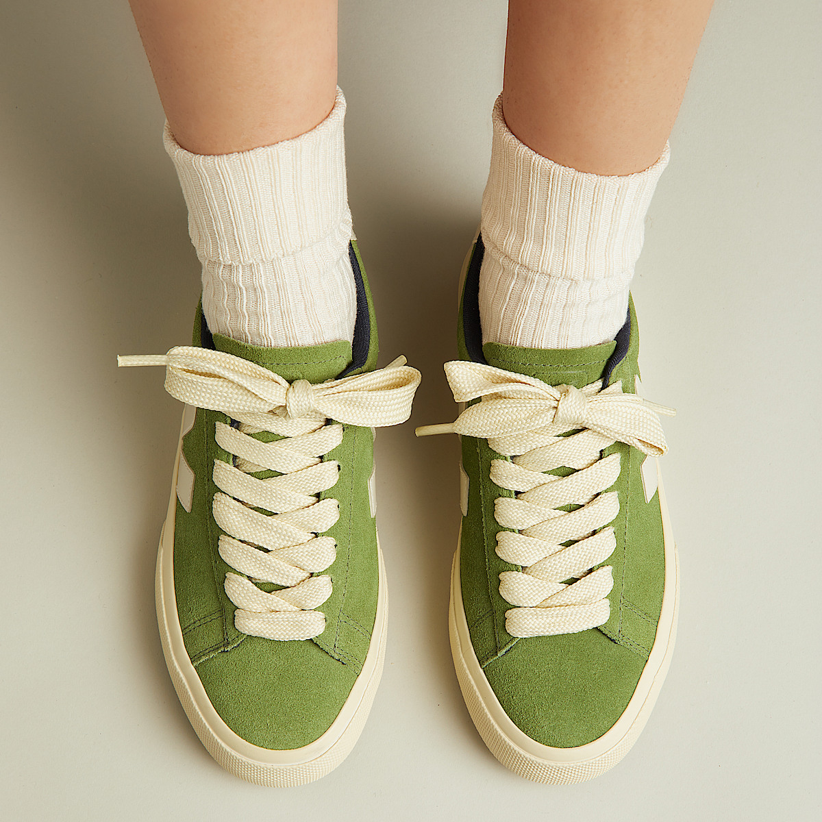 veja sneakers campo suede green CP0320525