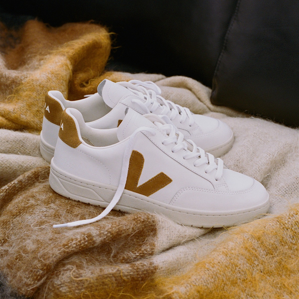 veja sneakers v-12 leather white XD0202322