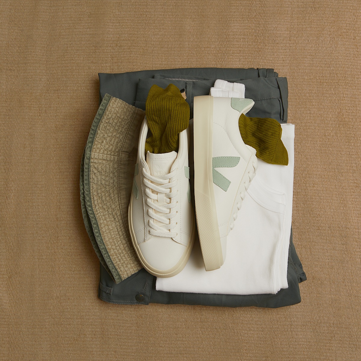 veja sneakers campo leather white CP0502485